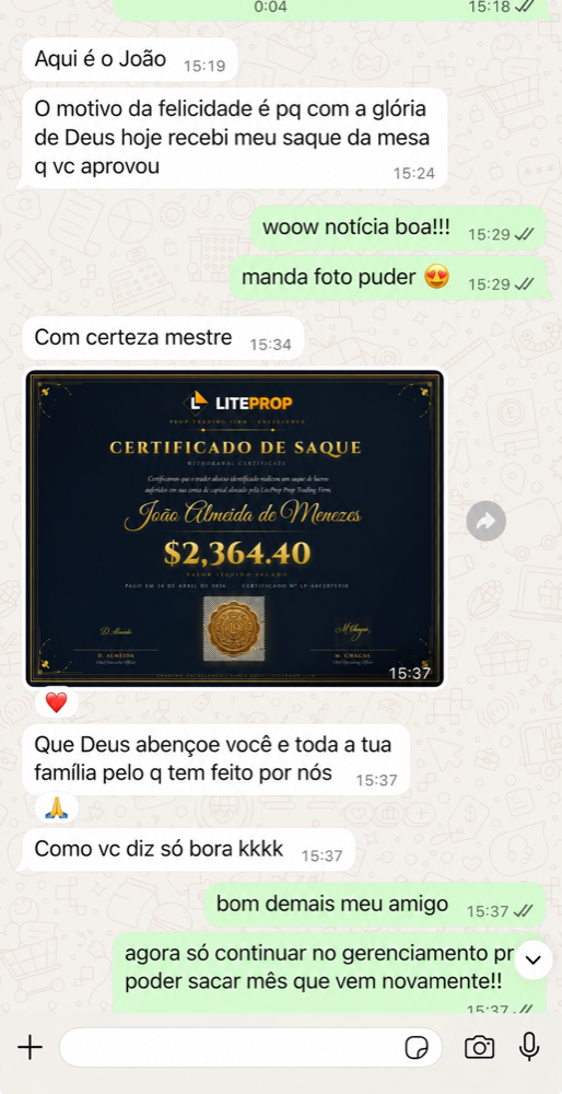 Saque real de aluno 2